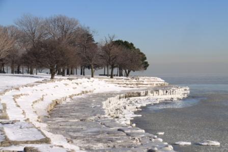 94-Winter at Promontory Point